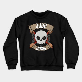 Judo crew Jolly Roger pirate flag Crewneck Sweatshirt